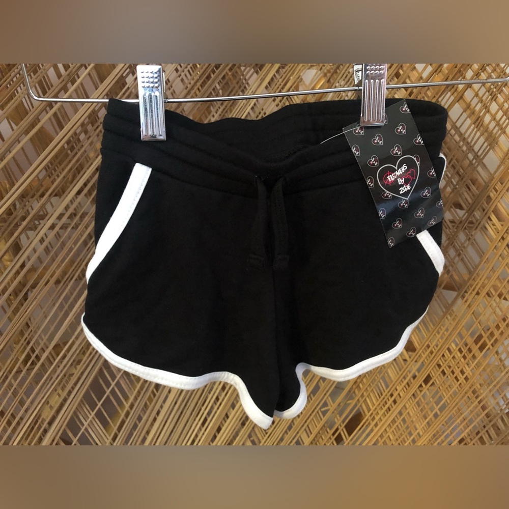 FLOWERS BY ZOE  girls black shorts